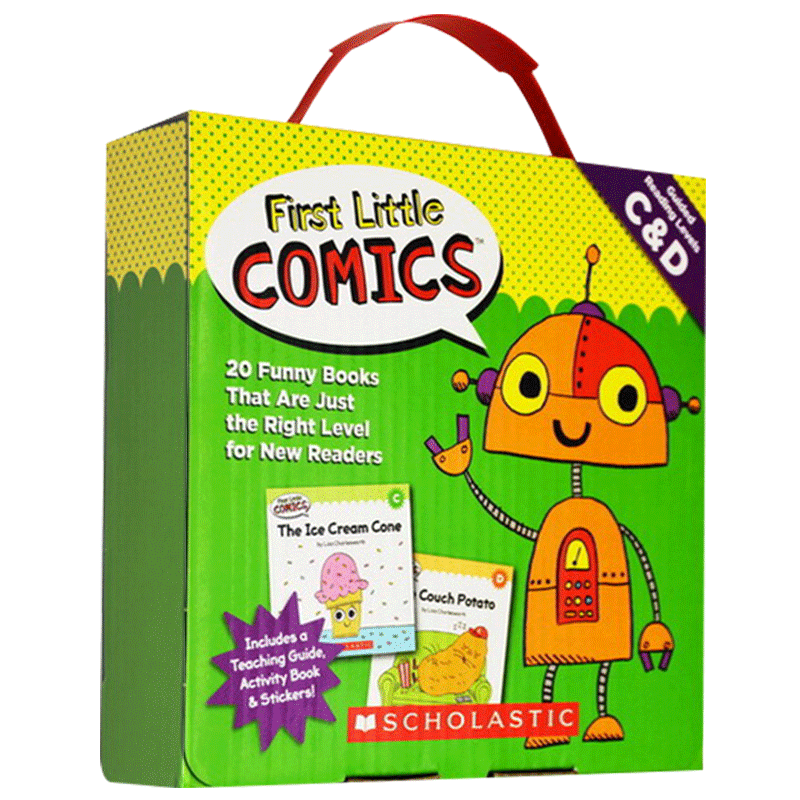 英文原版 First Little Comics Parent Pack Levels C D 20册漫画 英文版进口书籍儿童全英语书