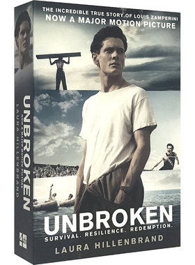 坚不可摧 英文原版小说 Unbroken书 英文版 电影小说 进口书籍