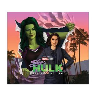 英文原版 Marvel Studios' She-Hulk Attorney At Law 漫威影业 女浩克 政法律师 绿巨人 影视艺术设定集漫画 精装收藏版 进口