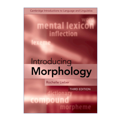 英文原版 Introducing Morphology 形态学导论 剑桥语言和语言学导论系列 英文版 进口英语原版书籍