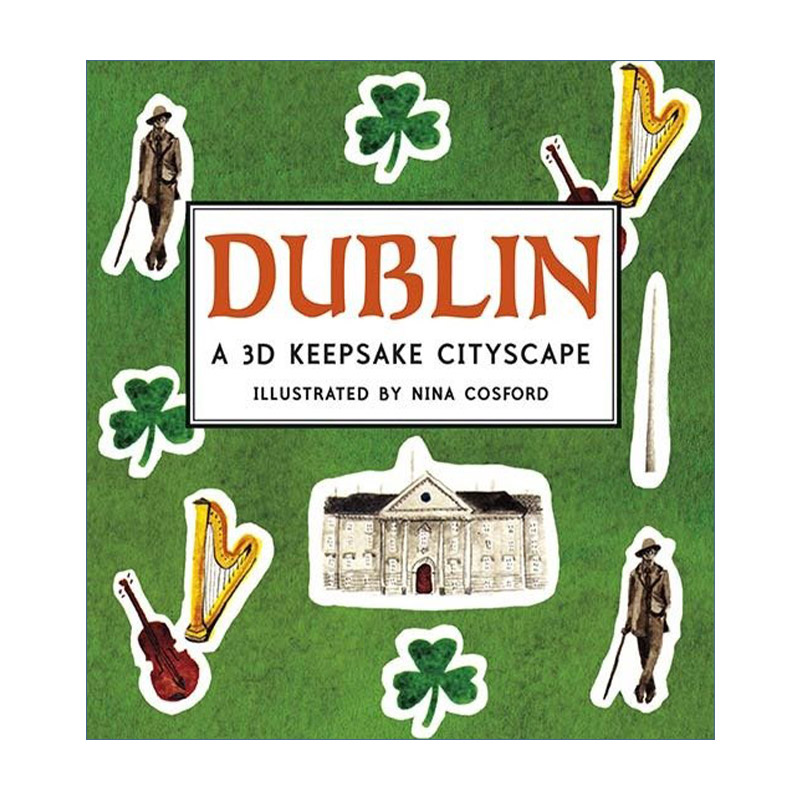 英文原版 Dublin Panorama Pops 都柏林 小开本全景精装立体书 儿童绘本 英文版 进口英语原版书籍