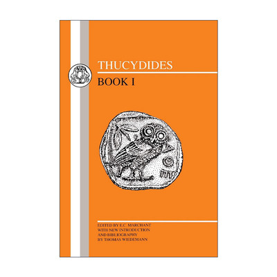 英文原版 Thucydides Book I 希腊语文本系列 修昔底德伯罗奔尼撒战争史 卷1 E.C. Marchant 英文版 进口英语原版书籍