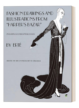 英文原版 Fashion Drawings and Illustrations from Harper's Bazar 时尚芭莎 时尚插画 英文版 进口英语原版书籍