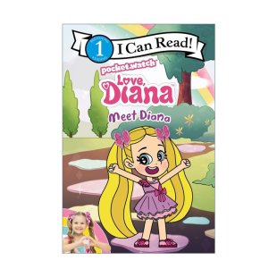 1分级阅读 Meet 故事 戴安娜 英文版 书籍 Can level 英文原版 Read Love Diana 进口英语原版