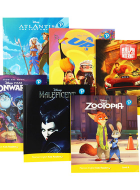 迪士尼英语培生分级阅读第6级 英文原版进口 Disney Kids Readers level 6 7-12岁疯狂动物城飞屋环游记 童话故事图画书Maleficent