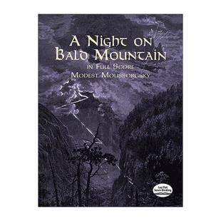 Bald Full 英文版 书籍 英文原版 迪士尼幻想曲 Mountain Night 荒山之夜全谱 Score 进口英语原版 莫杰斯特·穆索尔斯基