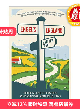 英文原版 Engel's England 马修·恩格尔英格兰游记 39个城镇 英文版 进口英语原版书籍