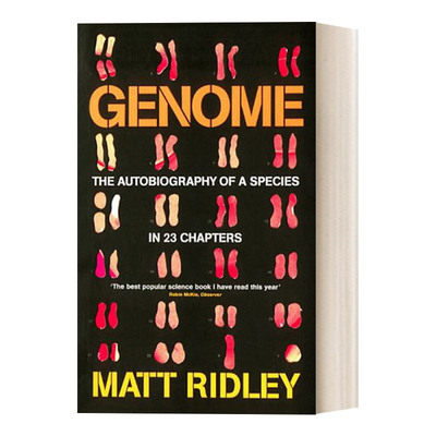 英文原版 Genome 基因组 人种自传23章 马特·里德利 英文版 进口英语原版书籍