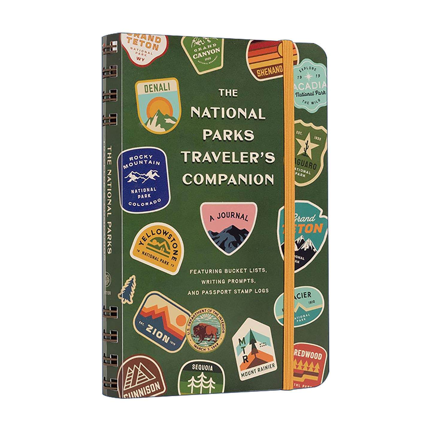 英文原版 The National Parks Traveler's Companion 国家公园旅行者日志 清单 集章 地图 路线规划 插图手帐 笔记本 英文版