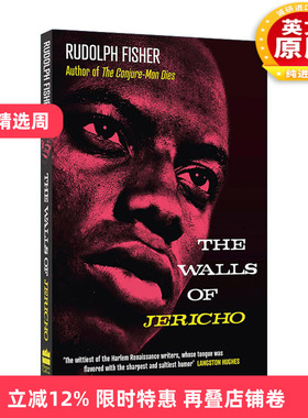 英文原版 The Walls of Jericho 杰里克的墙 鲁道夫·费希尔 哈莱姆文艺复兴经典讽刺小说 法师之死作者 英文版 进口英语原版书籍