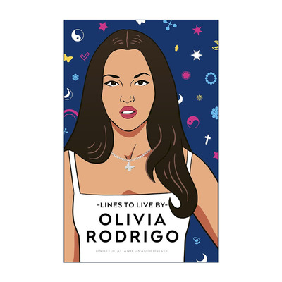 英文原版 Olivia Rodrigo Lines to Live By 娅娅 奥利维亚·罗德里戈成长语录 流行明星 精装 英文版 进口英语原版书籍