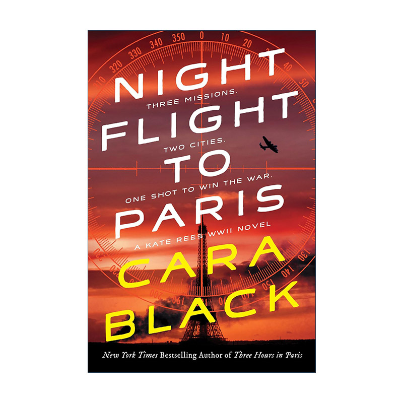 英文原版 Night Flight to Paris Kate Rees 02 巴黎夜航 凯特·里斯系列2 惊悚悬疑小说 Cara Black 英文版 进口英语原版书籍