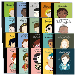 各领域出色人物 进口书籍 People 英文版 名人科普励志读物 儿童艺术启蒙绘本 小人物大梦想系列20册 Dreams Big Little 英文原版