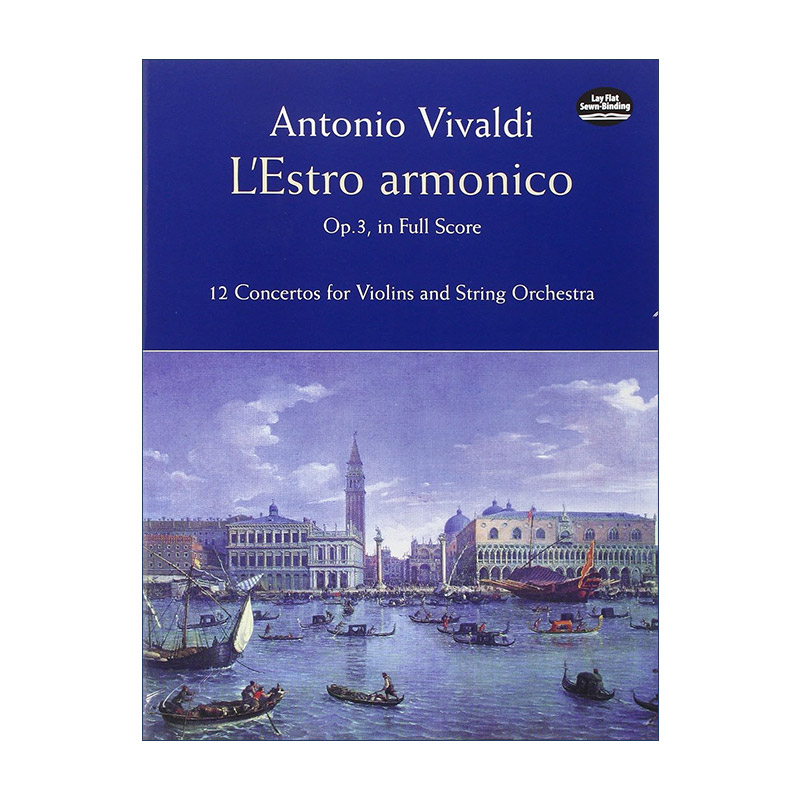 英文原版 L'Estro Armonico  Op. 3  in Full Score 安东尼奥·维瓦尔第和谐的灵感Op. 3全谱 英文版 进口英语原版书籍