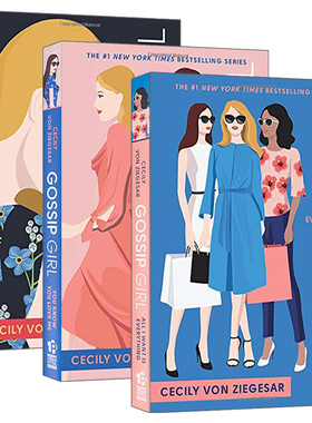 英文原版小说 Gossip Girl 绯闻女孩1-3册 Cecily von Ziegesar 英文版 进口英语原版书籍