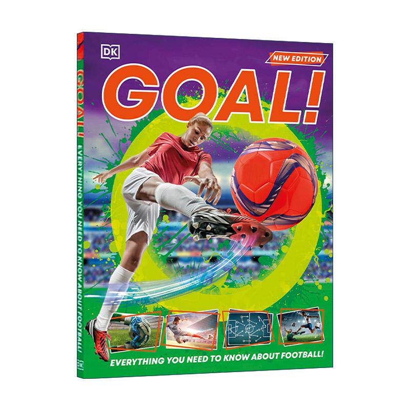 英文原版 Goal 进球 你需要知道的关于足球的一切 DK运动科普百科精装 英文版 进口英语原版书籍