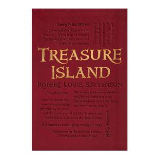 英文原版 Treasure Island 金银岛 第2版 软精装皮质封面词云经典 Word Cloud Classics 英文版 进口英语原版书籍