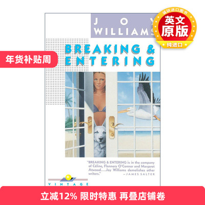 英文原版 Breaking and Entering 私闯民宅 犯罪小说 Joy Williams 英文版 进口英语原版书籍