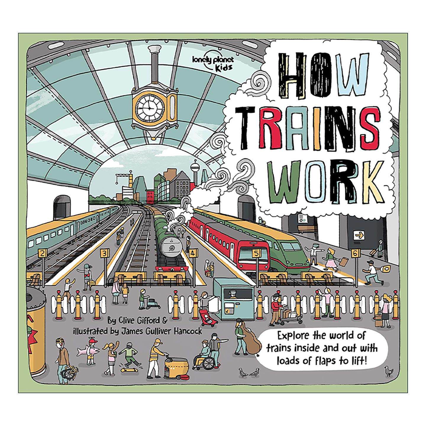 英文原版 Lonely Planet How Trains Work 火车的工作原理 孤独星球精装儿童科普百科 英文版 进口英语原版书籍