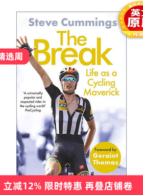英文原版 The Break 突破自我 环法自行车赛车手Steve Cummings自传 纪录片逆风飞驰 英文版 进口英语原版书籍