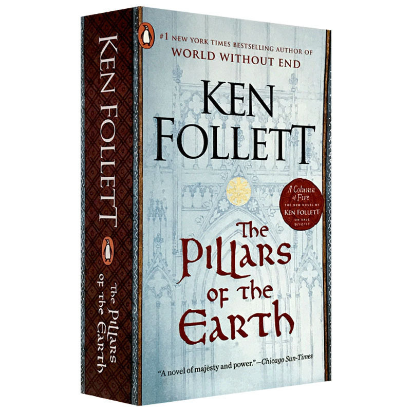 圣殿春秋 英文原版 the pillars of the earth 中世纪三部曲1 英文版