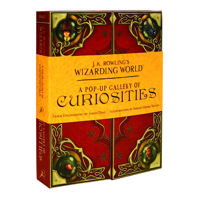 神奇动物在哪里立体英文原版精装 J.K. Rowling's Wizarding World Pop-Up Gallery of Curiosities英文版进口英语书籍