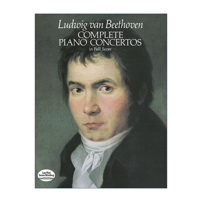 英文原版 Complete Piano Concertos in Full Score 贝多芬钢琴协奏曲全谱 英文版 进口英语原版书籍
