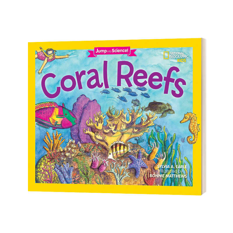 英文原版 Jump Into Science Coral Reefs 投身科学系列 珊瑚礁 英文版 进口英语原版书籍儿童全英语书