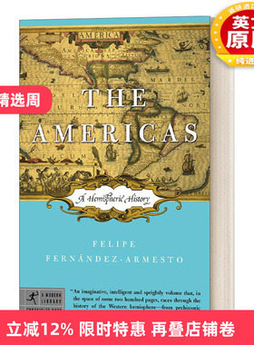 英文原版 The Americas A Hemispheric History 美洲 西半球历史 兰登书屋现代图书馆编年史 英文版 进口英语原版书籍