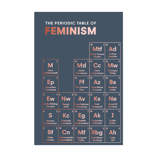女性主义周期表 书籍 Periodic 进口英语原版 英文版 精装 Feminism Table The 英文原版