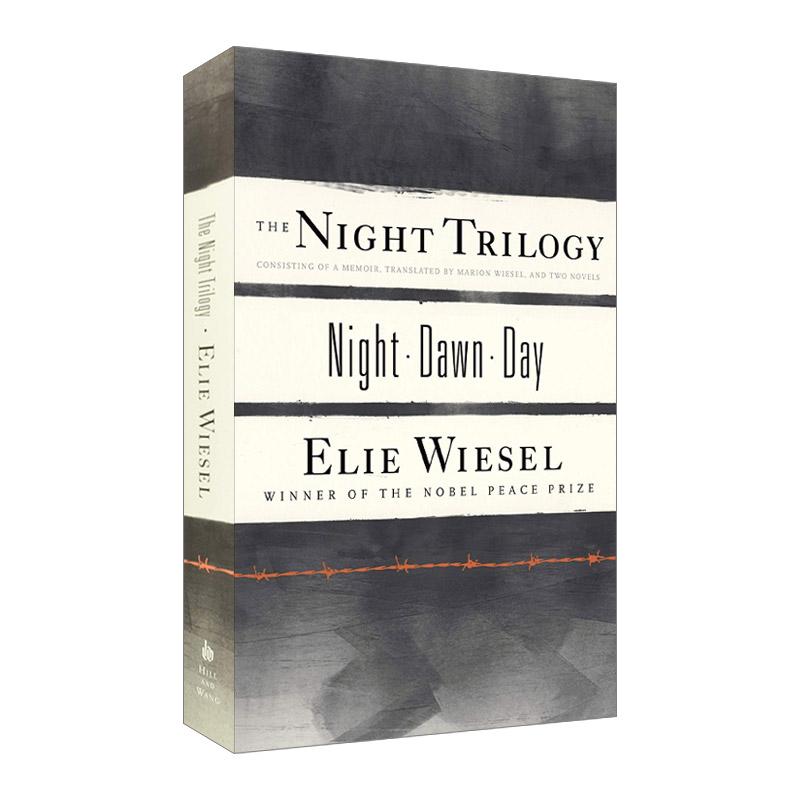 英文原版 Night Dawn Day 夜 黎明 日 三部曲 诺贝尔和平奖得主威塞尔Wiesel 英文版 进口英语原版书籍