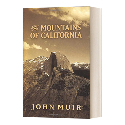 英文原版 The Mountains of California 加州的群山 旅游笔记 自然文学作家约翰·缪尔 英文版 进口英语原版书籍