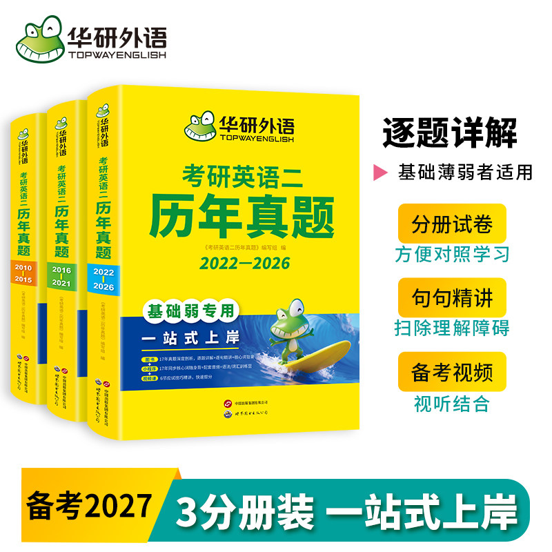 华研外语考研英语二历年真题
