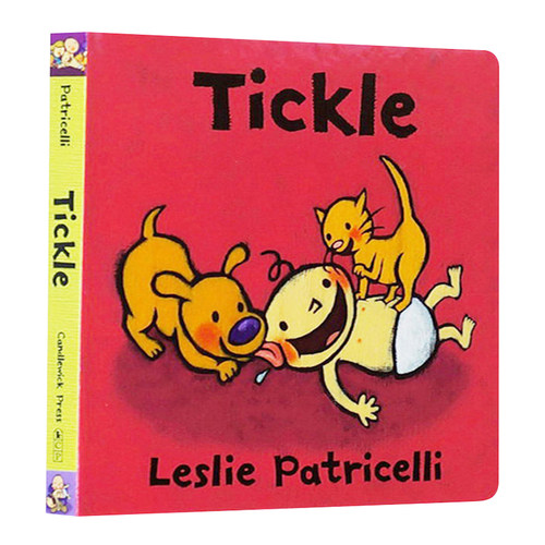 挠痒痒 英文原版 Tickle 一根毛脏小孩系列绘本 纸板书 幼儿行为习惯礼仪培养 Leslie Patricelli 英文版进口原版英语书籍