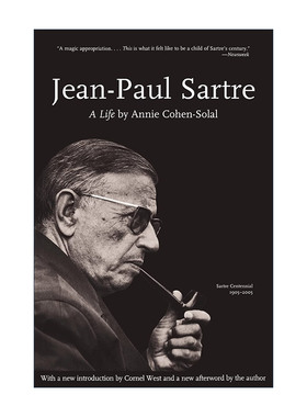 英文原版 Jean-Paul Sartre A Life 让·保罗·萨特传 哲学 存在与虚无 Annie Cohen-Solal 英文版 进口英语原版书籍
