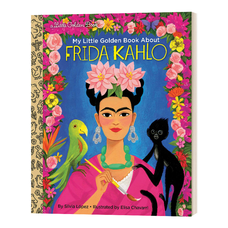 英文原版 My Little Golden Book about Frida Kahlo弗里达卡罗精装小金书绘本英文版进口英语原版书籍儿童全英语书