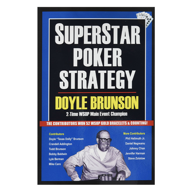 英文原版 Superstar Poker Strategy 英文版 进口英语原版书籍