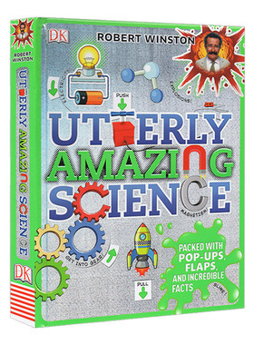 惊人的科学 英文原版 Utterly Amazing Science DK百科书 精装翻翻操作立体书 科学启蒙认知 英文版进口原版英语书籍儿童全英语书