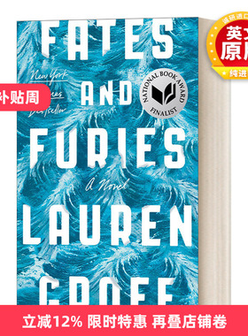 英文原版 Fates and Furies 命运与狂怒 Lauren Groff劳伦 格罗夫 入围美国国家图书奖 纽约时报畅销书 英文版 进口英语原版书籍