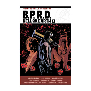 Earth 人间地狱 B.P.R.D. 英文版 书籍 英文原版 Horse黑马漫画 Volume Hell 超自然调查防御署 卷四 进口英语原版 Dark