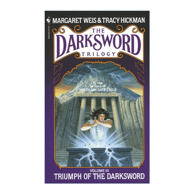 英文原版 Triumph of the Darksword The Darksword Trilogy 03 暗黑之剑的胜利 暗黑之剑三部曲3 龙枪系列作者Margaret Weis