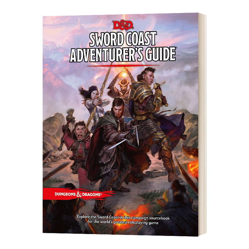 英文原版 Sword Coast Adventurer's Guide 龙与地下城 剑湾冒险指南 精装 英文版 进口英语原版书籍