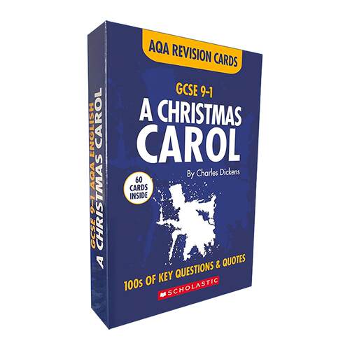 英文原版 A Christmas Carol 圣诞颂歌 GCSE 9-1英语语言文学复习卡 含线上资源 英文版 进口英语原版书籍