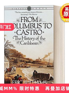 英文原版 From Columbus to Castro 从哥伦布到卡斯特罗 1492-1969年的加勒比历史 Eric Williams 英文版 进口英语原版书籍