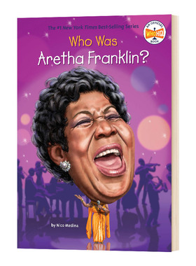 英文原版 Who Was Aretha Franklin? 谁是艾瑞莎富兰克林 中小学生读物 名人传记 英文版 进口英语原版书籍