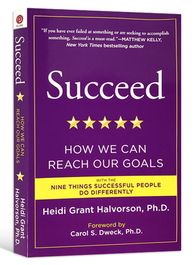 成功 动机与目标 Succeed How We Can Reach Our Goals 英文原版 心理学英文版进口书籍