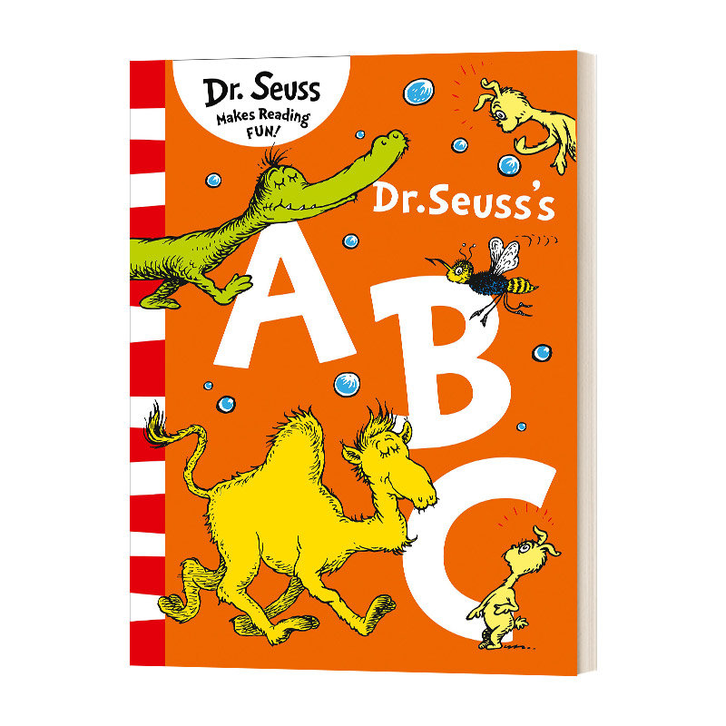 英文原版 DR.SEUSS Dr. Seuss's ABC 苏斯博士的ABC 蓝色系列绘本 英文版 进口英语原版书籍儿童全英语书