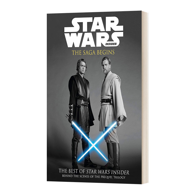 英文原版 Star Wars The Saga Begins 星球大战前传三部曲内幕 传奇之始 英文版 进口英语原版书籍