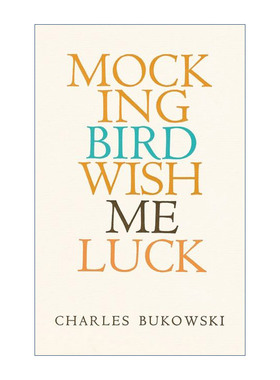 英文原版 Mockingbird Wish Me Luck 知更鸟祝我好运 布可夫斯基诗集 英文版 进口英语原版书籍