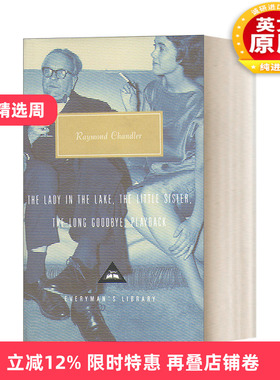 英文原版 The Lady in the Lake, The Little Sister, The Long Goodbye, Playback  Volume 2 雷蒙德·钱德勒 Everyman 进口书